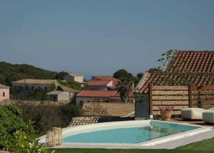 Ferienhaus Koukoutsa House With Swimming Pool Corfu Sokraki